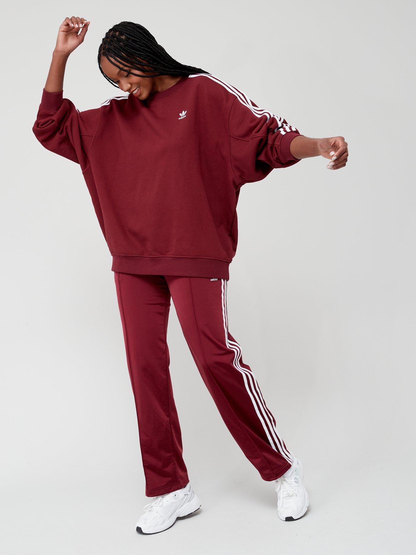 Adidas cheap burgundy sweatsuit