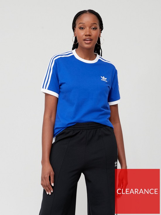 front image of adidas-originals-adicolor-t-shirt-cobalt