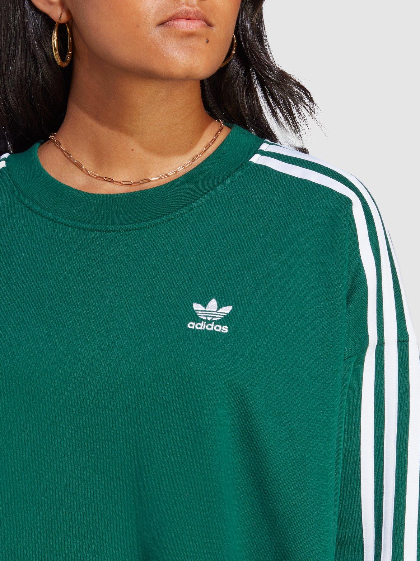 Dark green adidas sweatshirt best sale