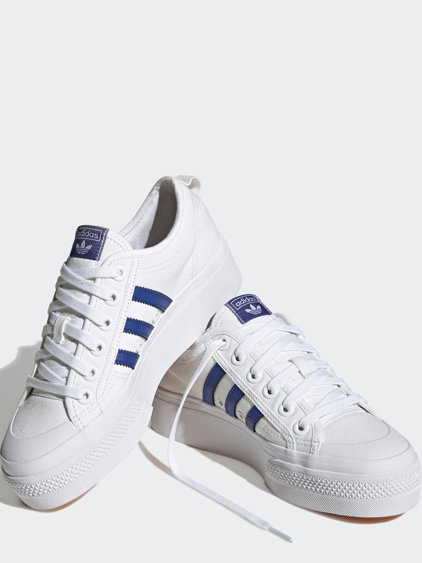 Adidas nizza shop white and blue