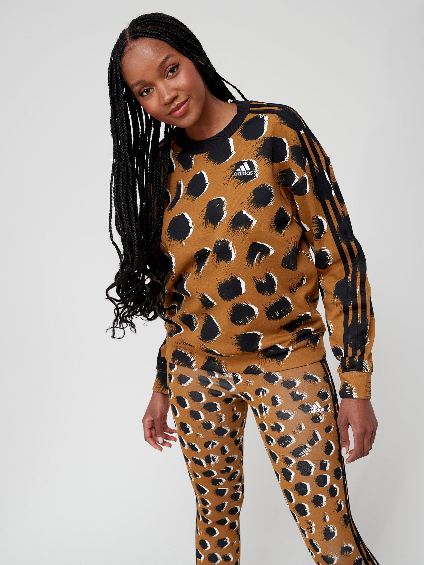 adidas Sportswear Women s Animal Print Sportswear Sweat Animal Print Very