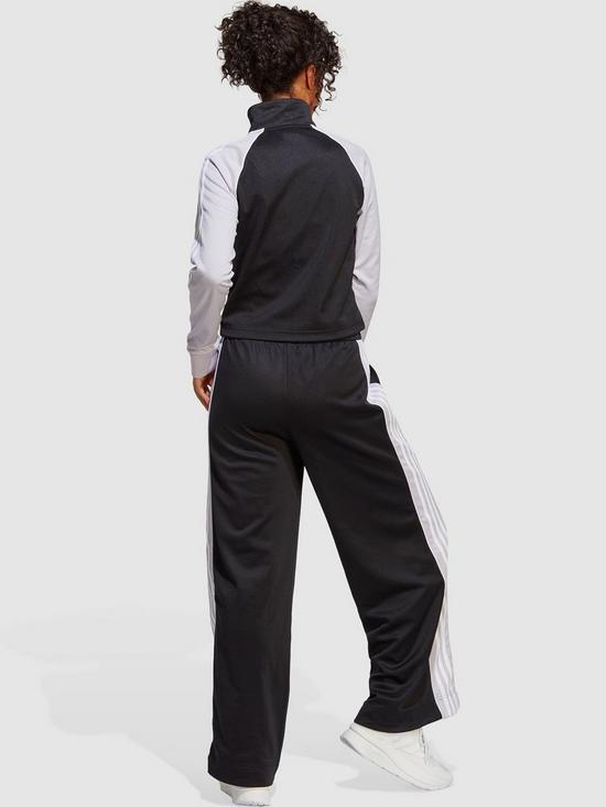 stillFront image of adidas-sportswear-wide-leg-tracksuit-black