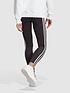  image of adidas-sportswear-womens-sportswear-3-stripe-legging-black
