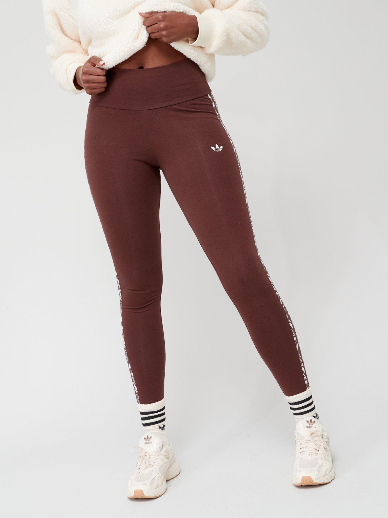 brown bootcut leggings