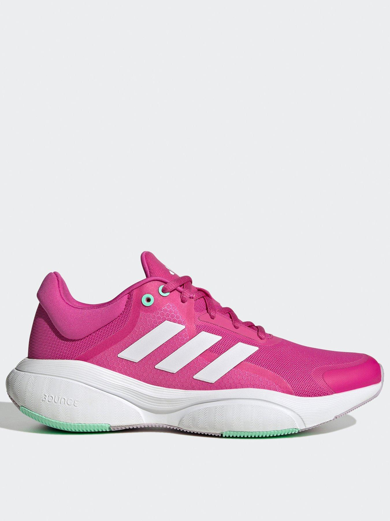 Dark pink hot sale adidas