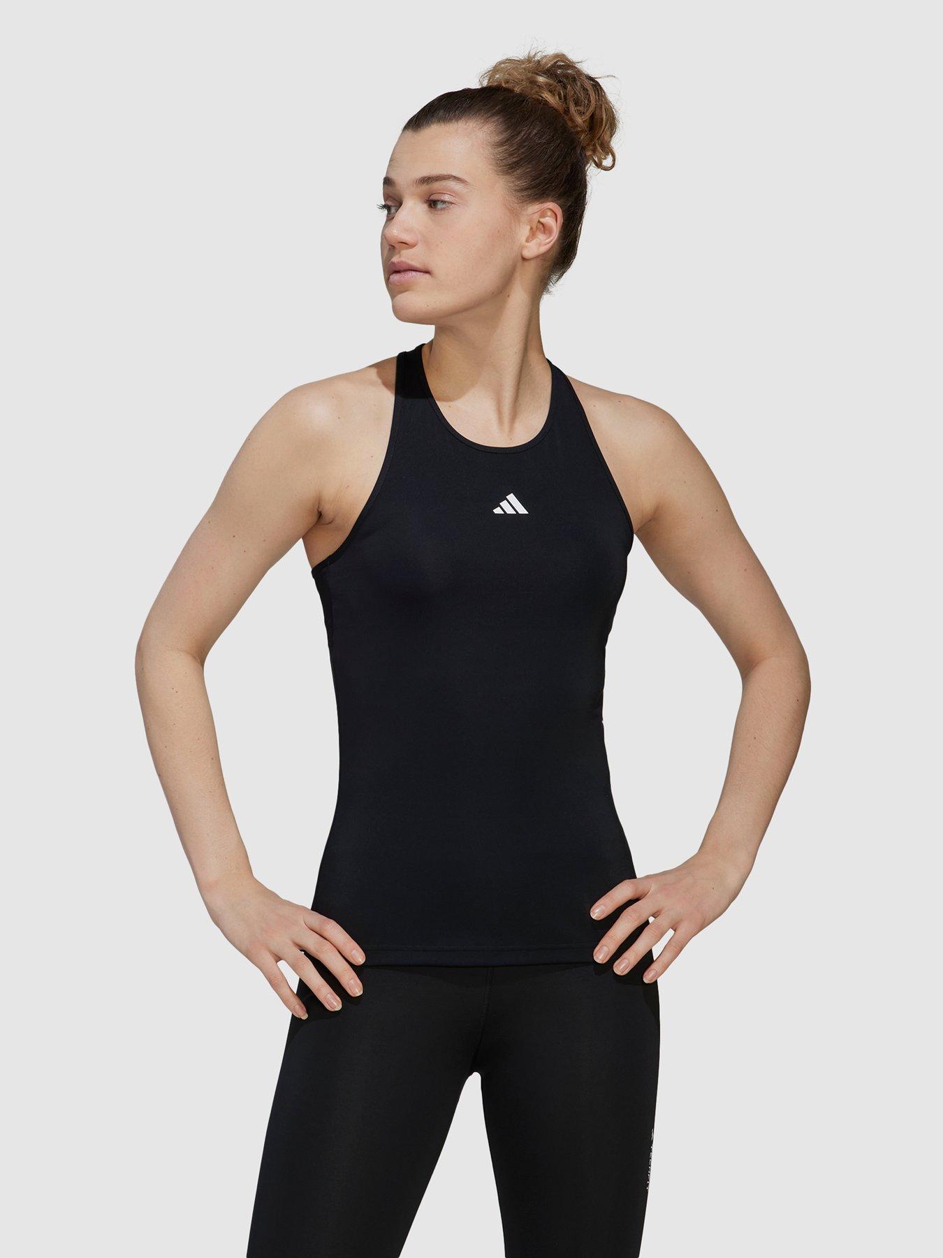 adidas Performance Techfit Racerback Training Tank Top - Black