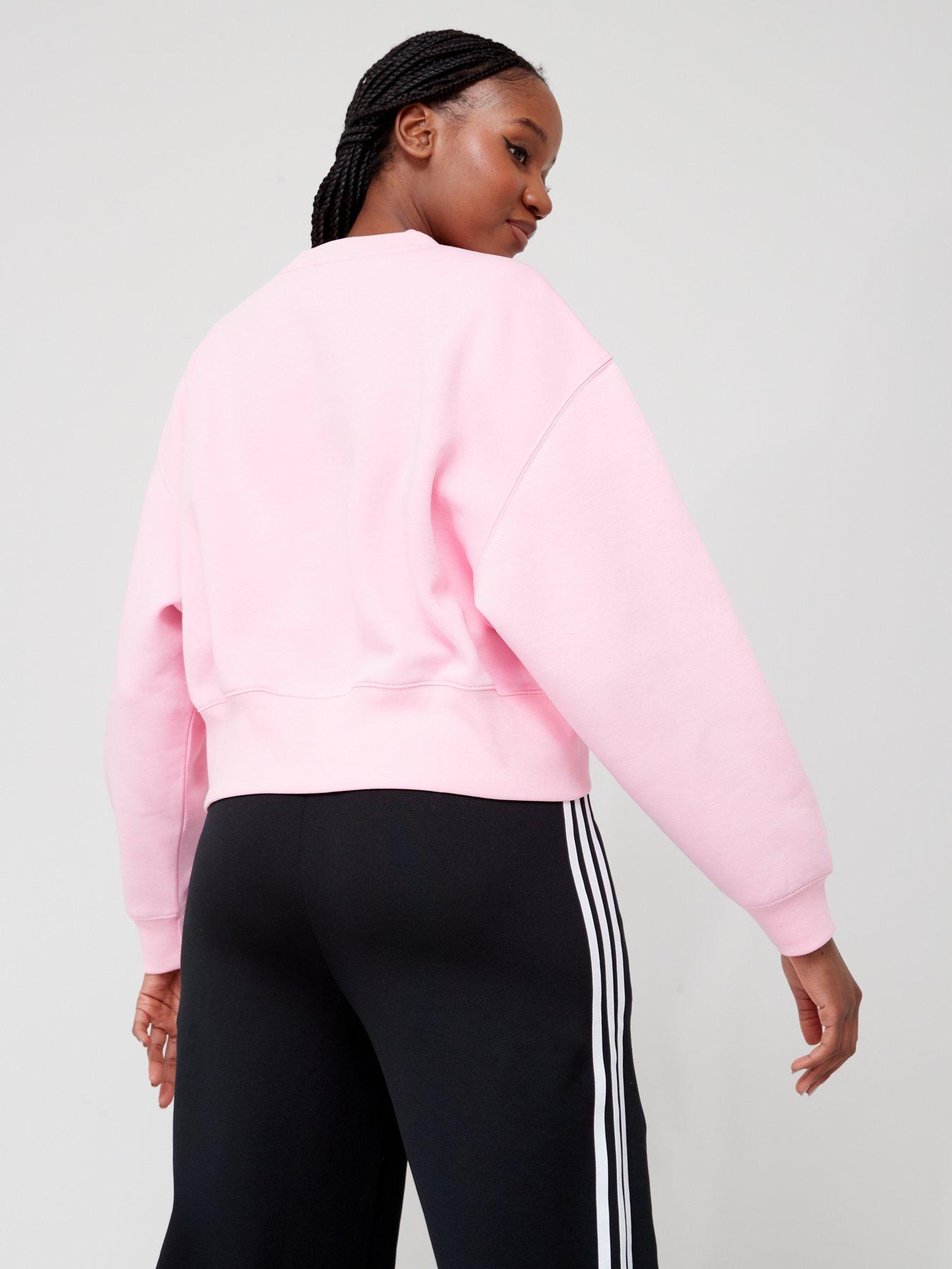 Pink store adidas pullover