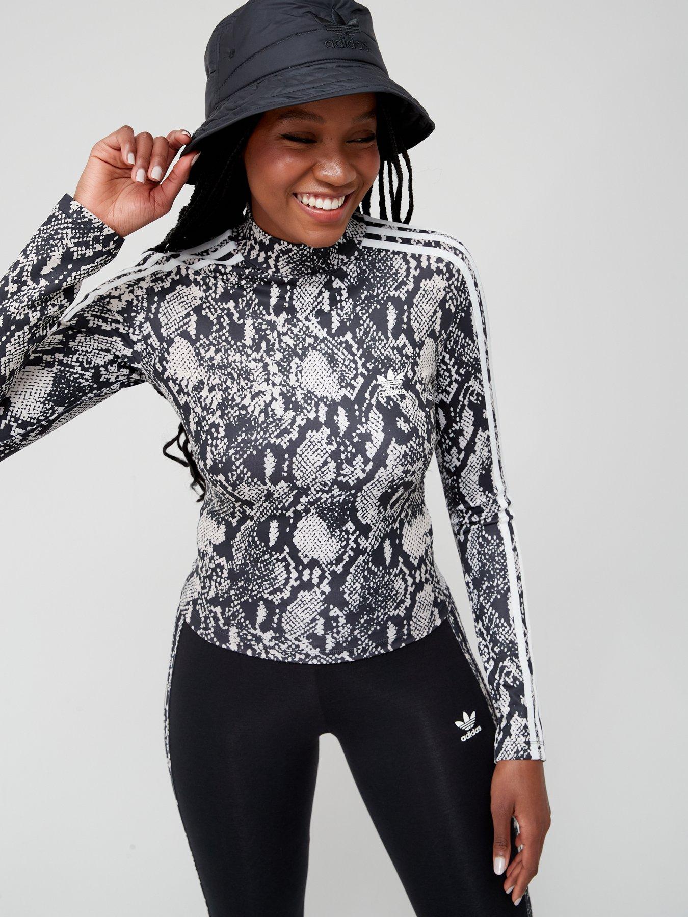 Adidas originals womens long clearance sleeve top