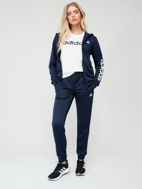 adidas-sportswear-womens-linear-tracksuit-navy