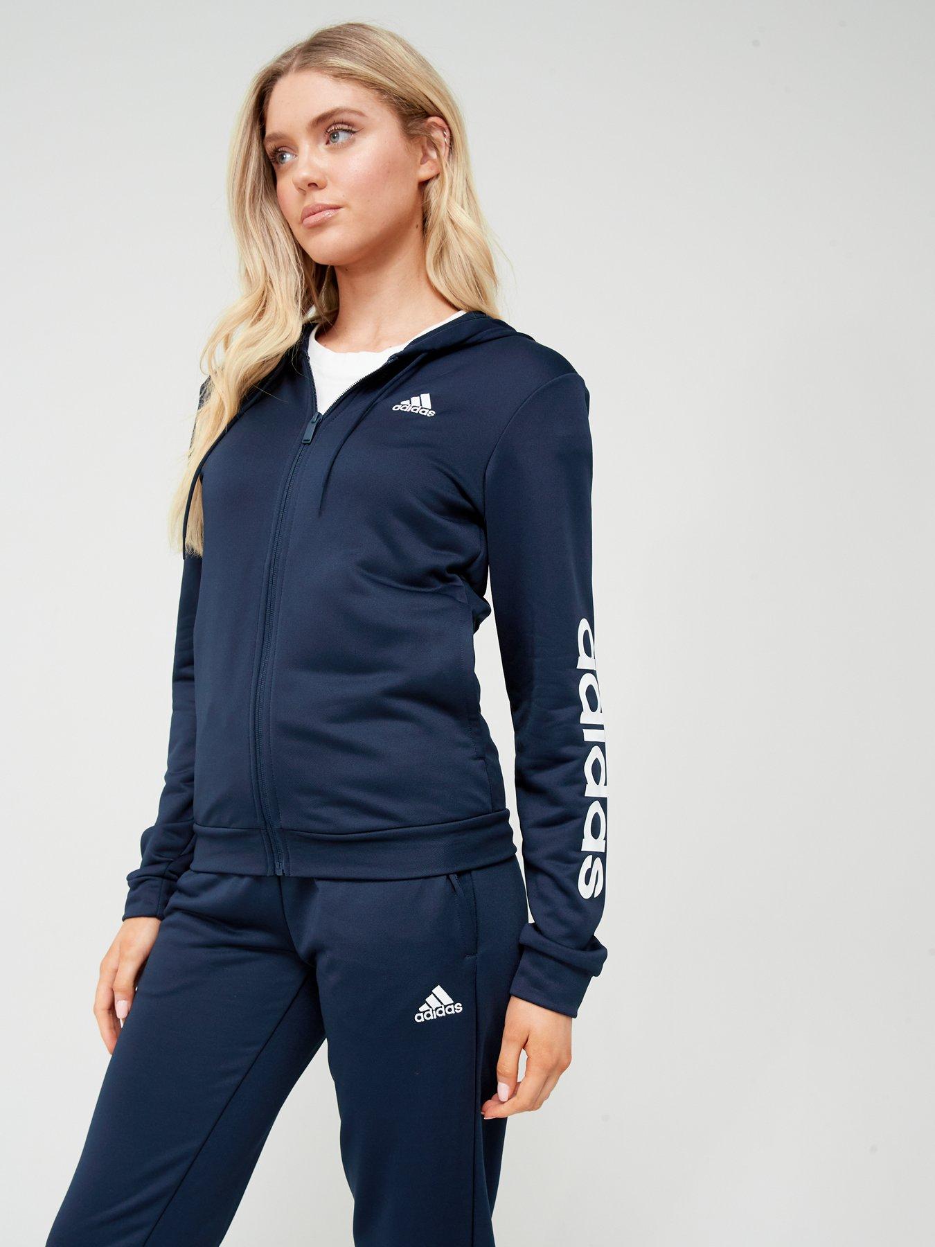 Navy and white tracksuit online