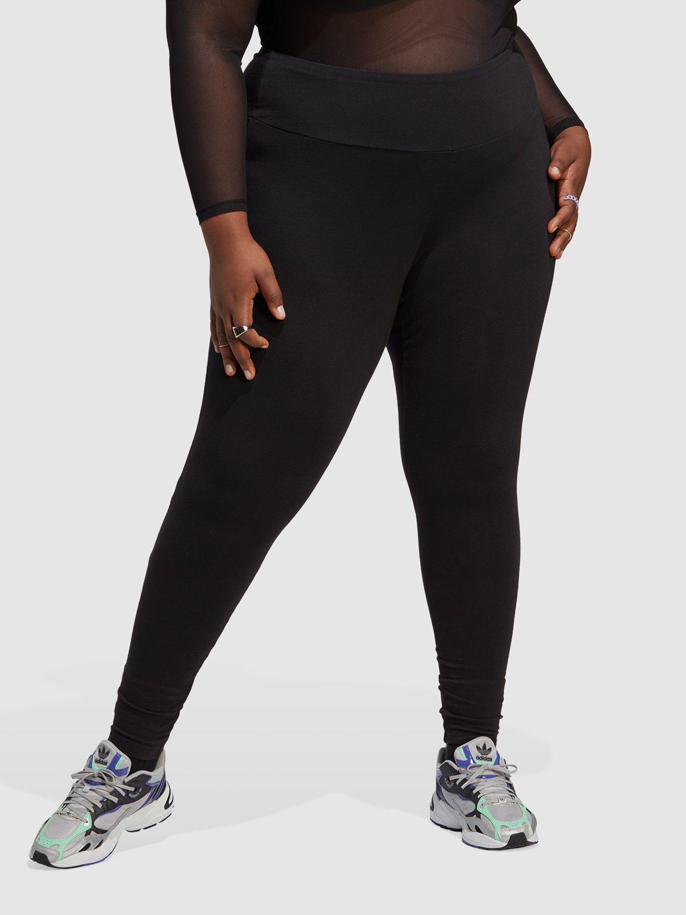 Adidas black 2024 leggings uk