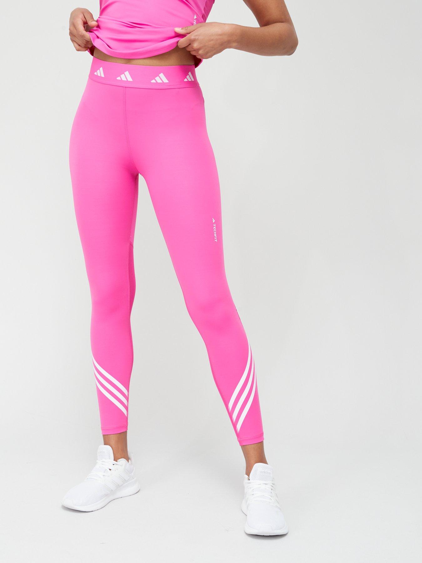 Adidas Climalite Pink Ultimate Fit Printed Leggings Women Small UK 8-1 –  apthriftfashion