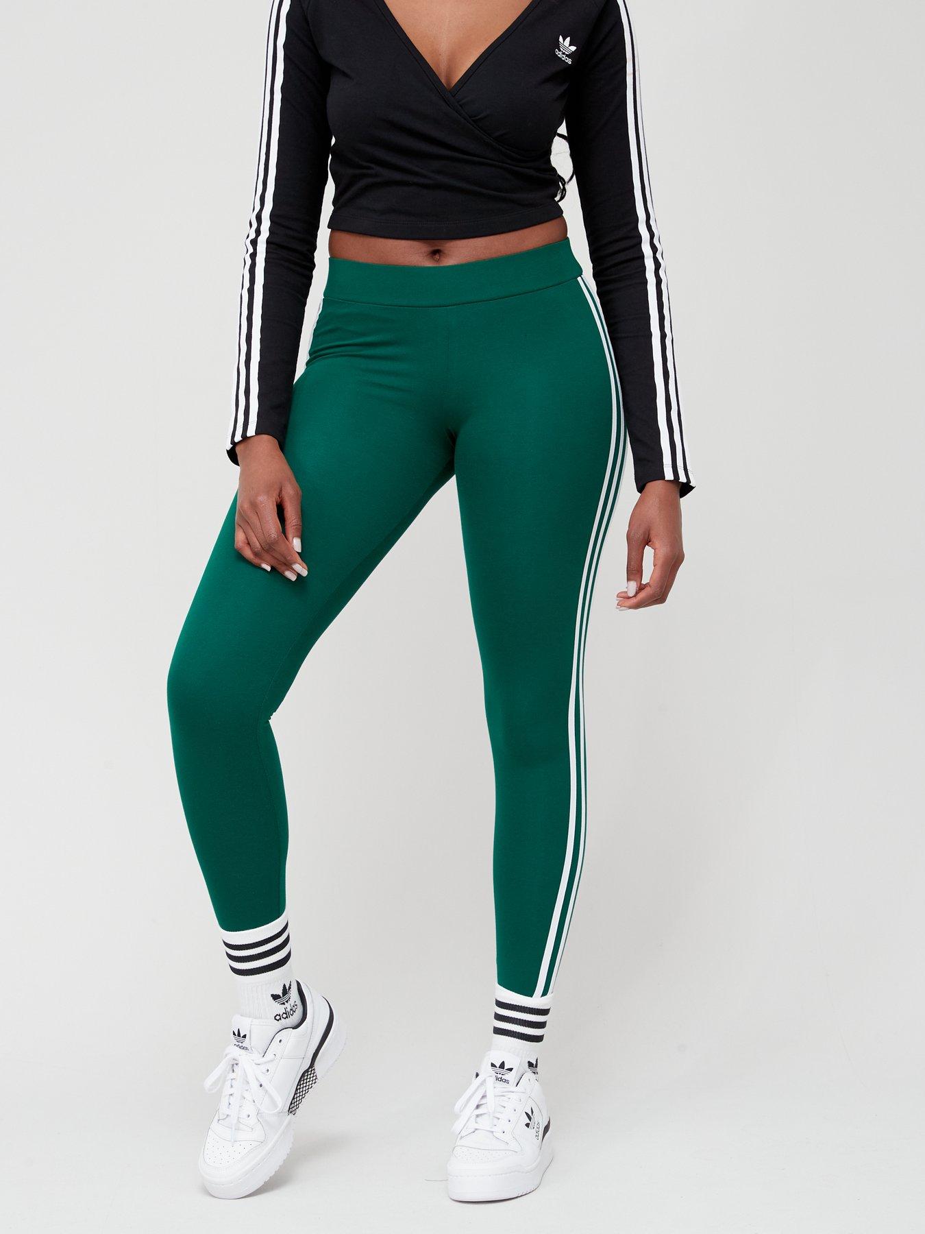 adidas Originals Adicolor Leggings - Plus Size - Dark Green