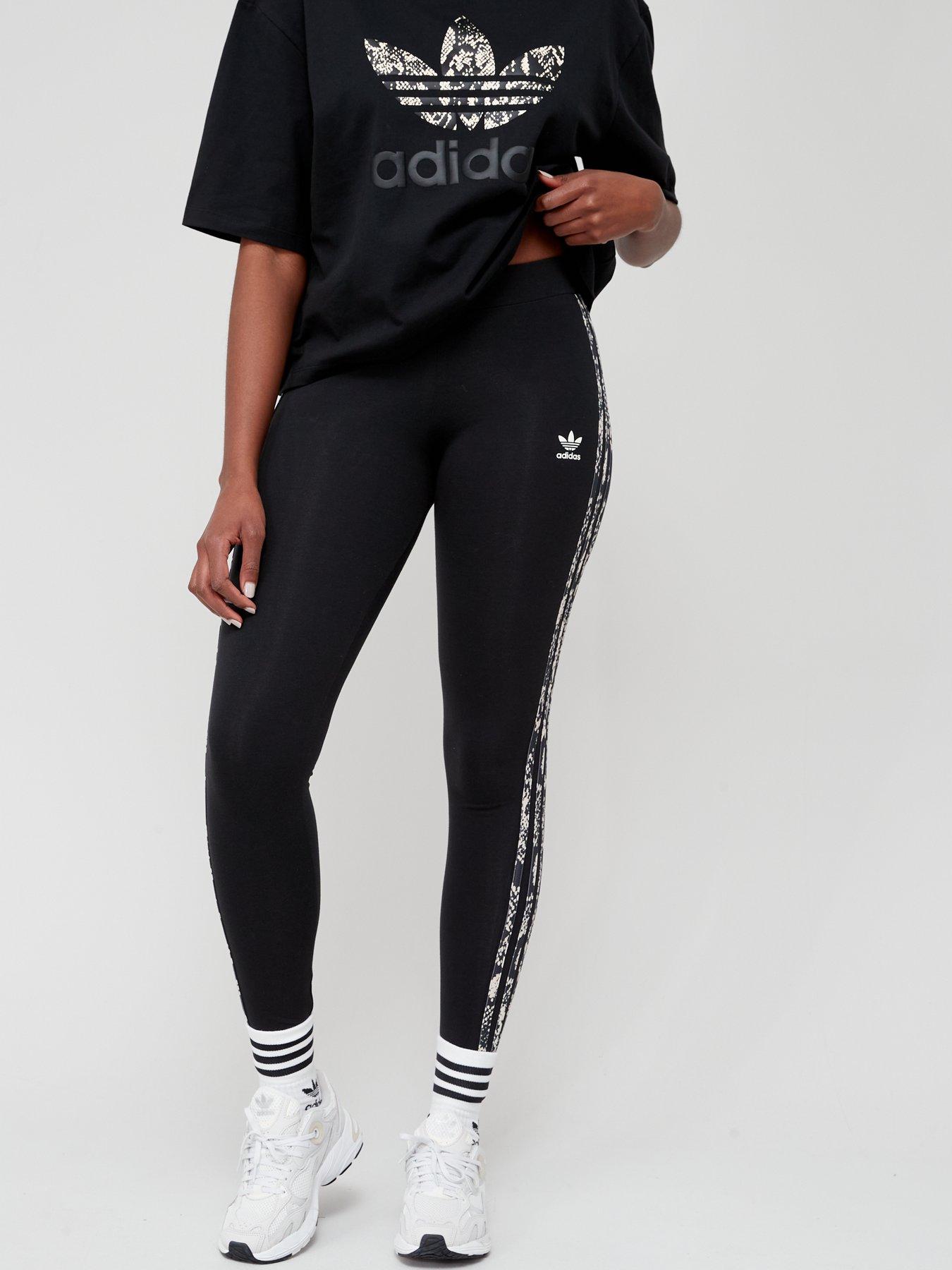 ADIDAS Printed Women Black Tights - Buy ADIDAS Printed Women Black