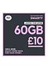  image of smarty-40gb-unlimited-calls-and-texts-with-eu-roaming-one-month-sim-no-contract-and-5g-at-no-extra-cost