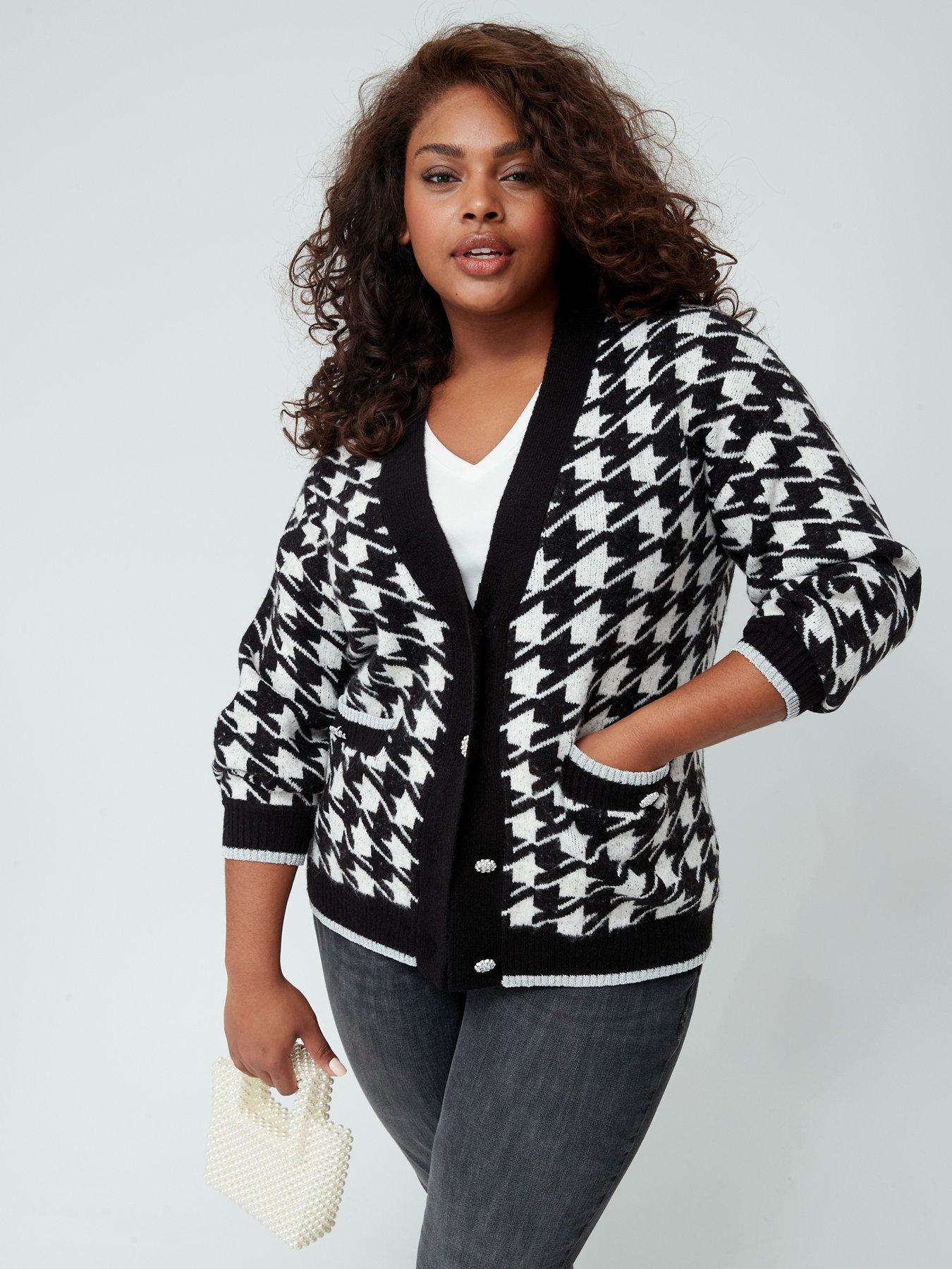 dog tooth cardigan