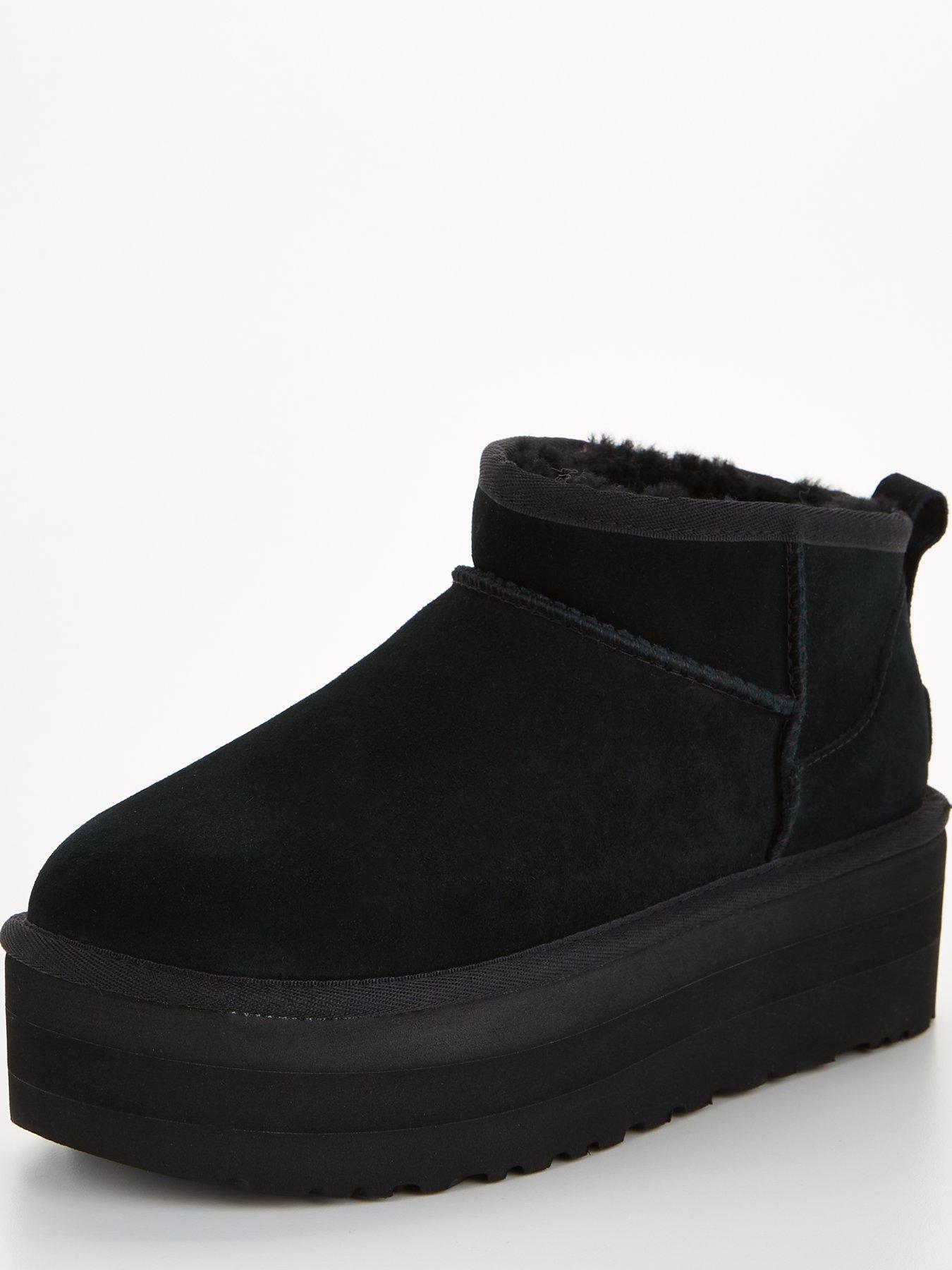 UGG Classic Ultra Mini Platform Ankle Boots Black very