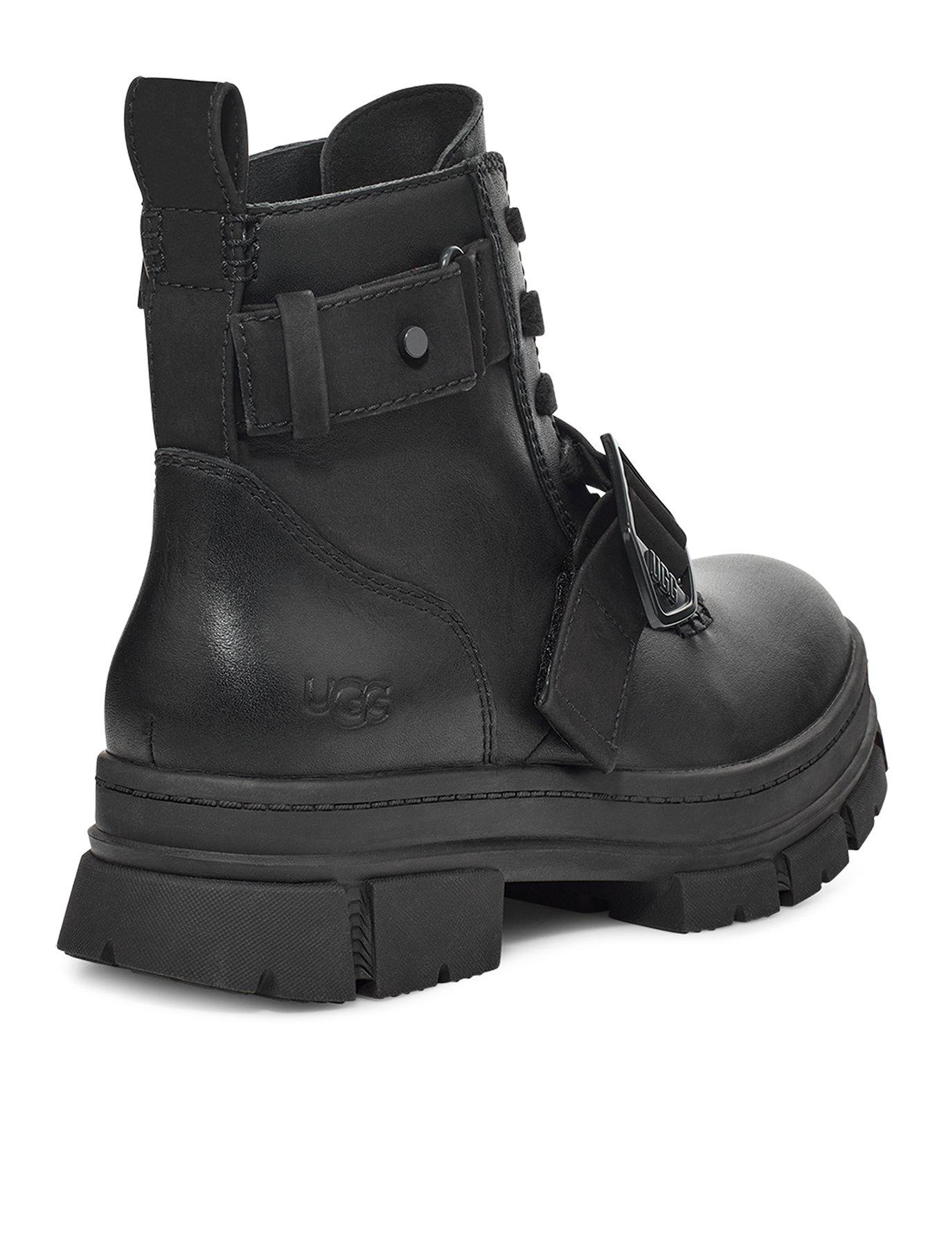 Ugg lace up ankle hot sale boots