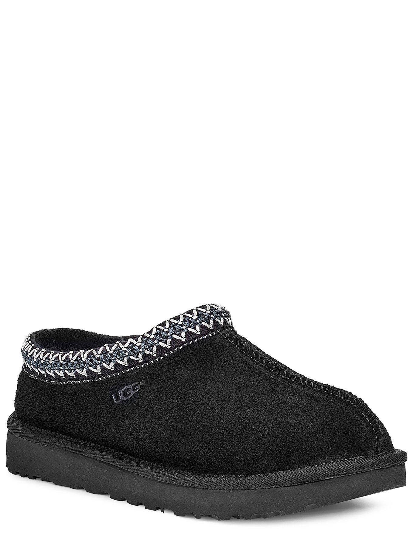 Tasman ugg slippers black hot sale