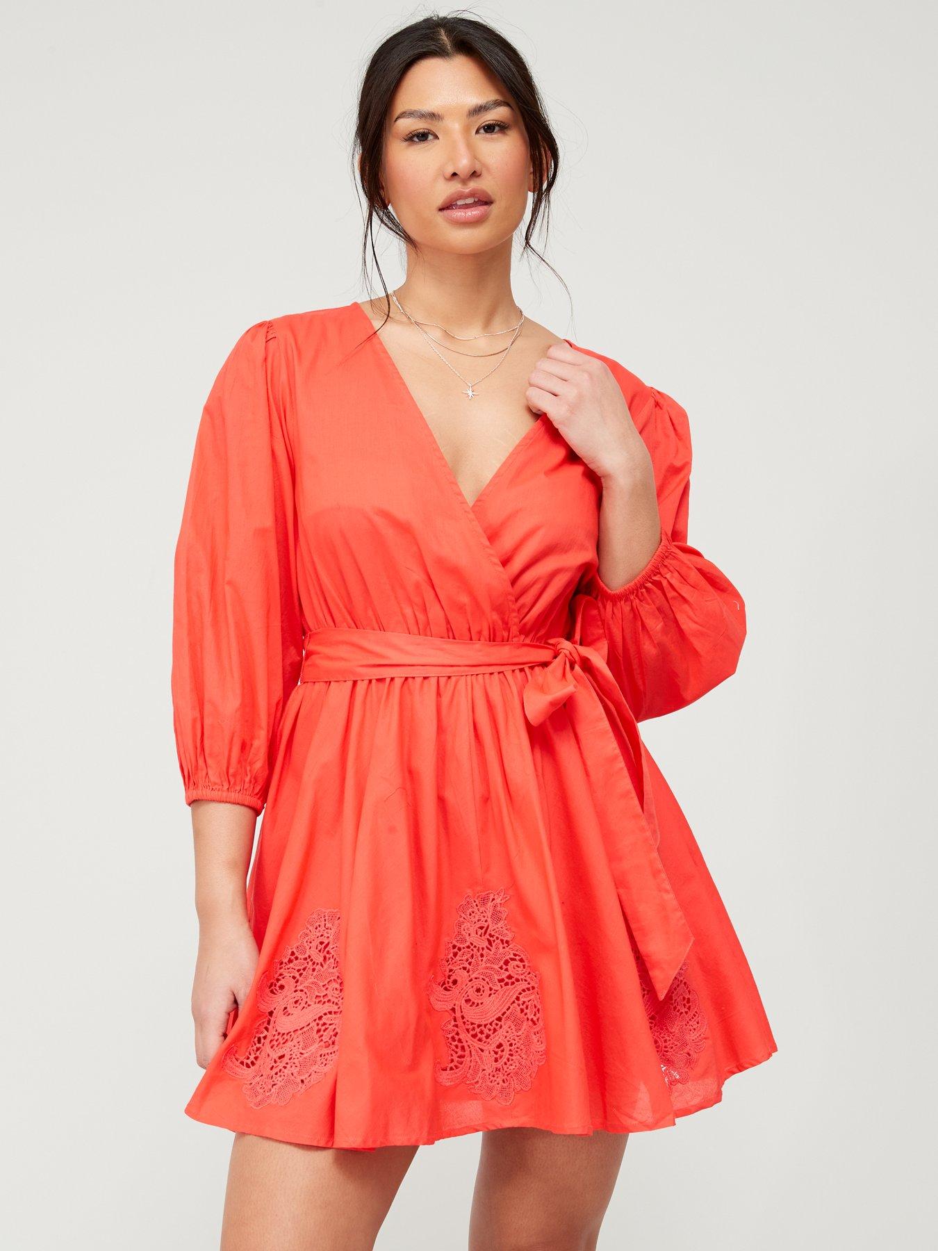 coral beach dress