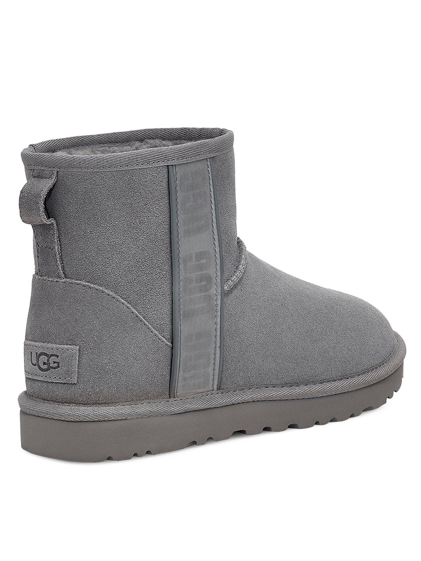 Mini grey best sale ugg boots