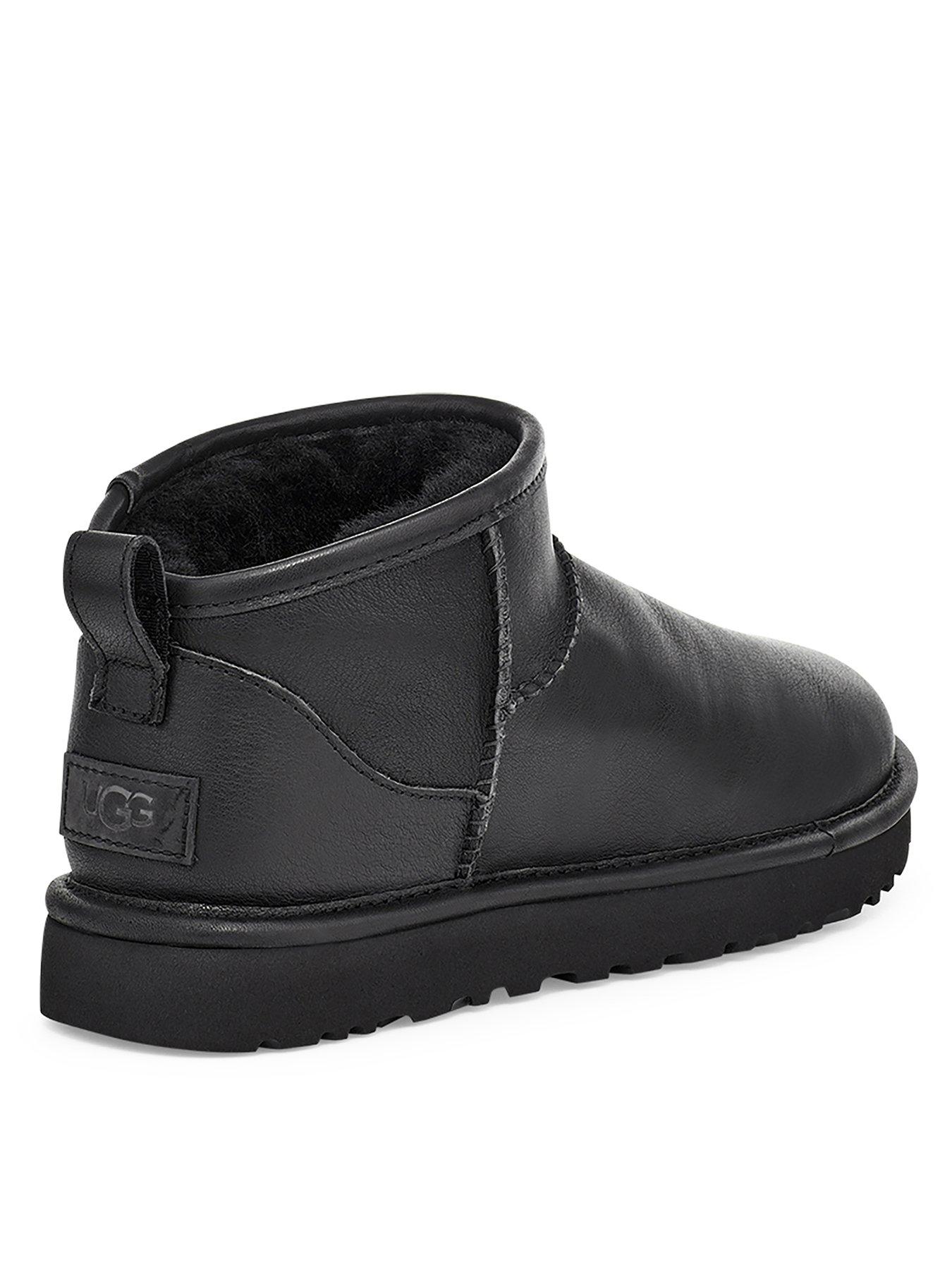 Uggs ultra mini discount zwart