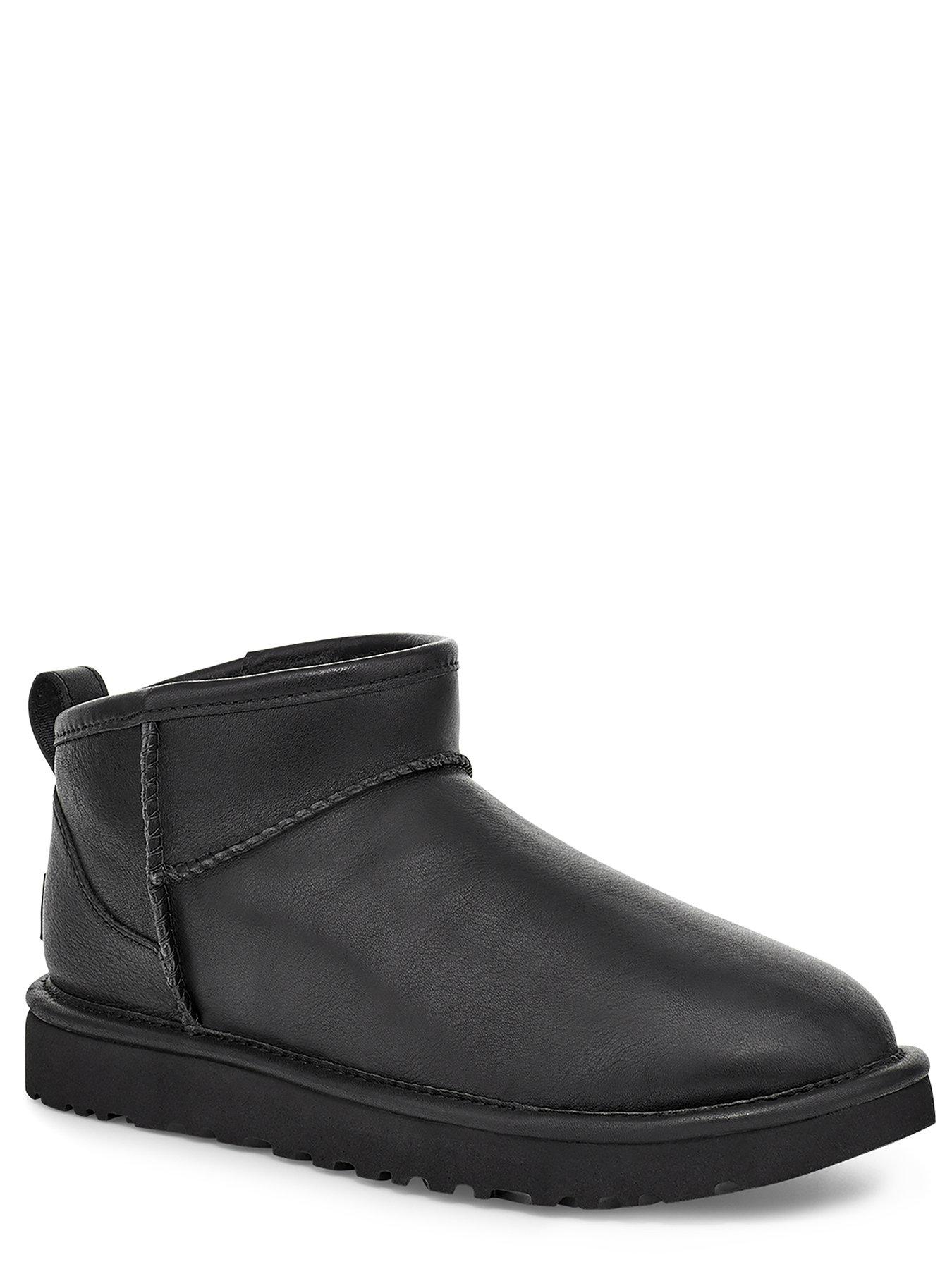 Ugg boots shop leather black