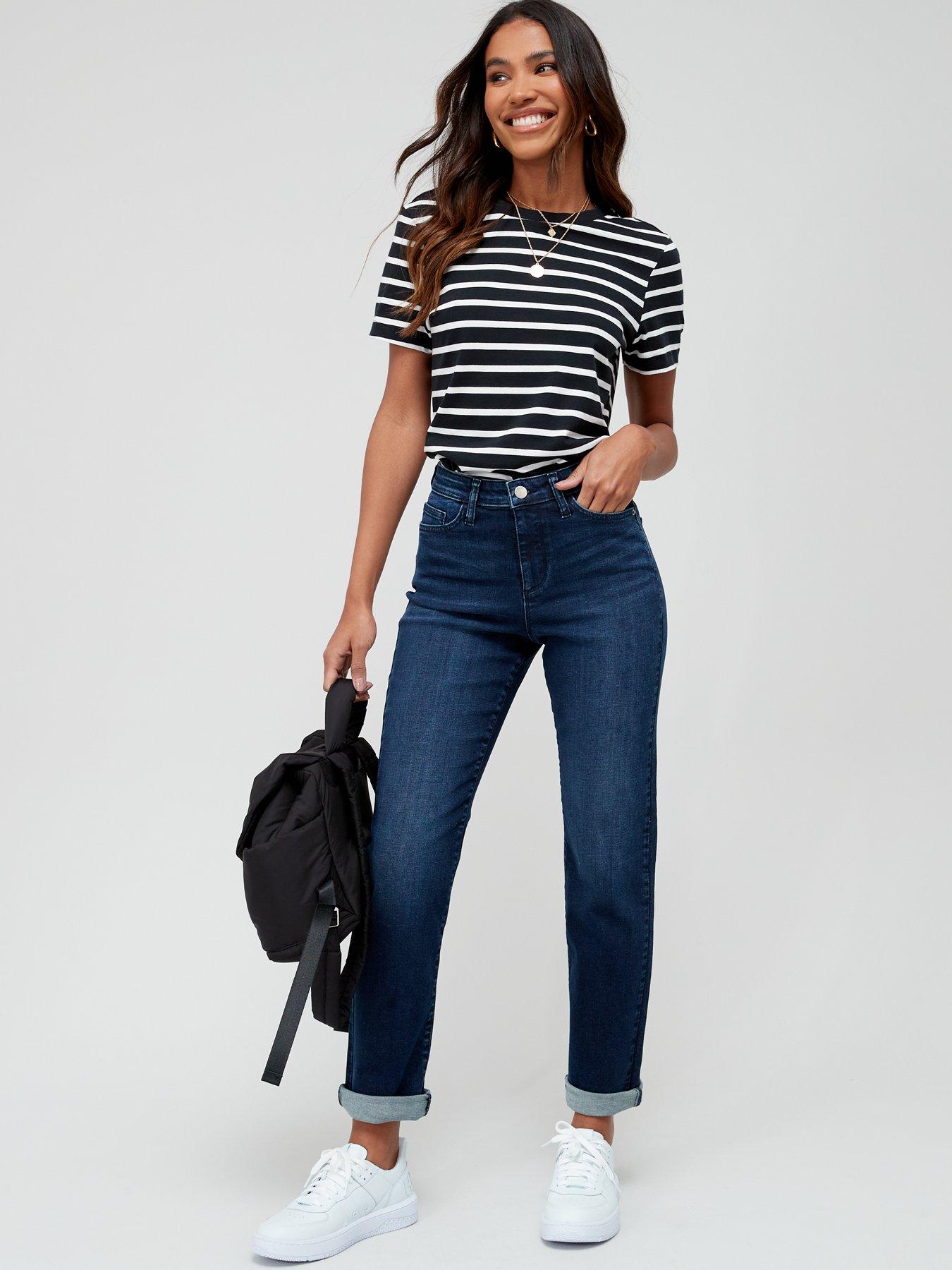 Everyday Straight Leg Jean With Stretch - Dark Wash