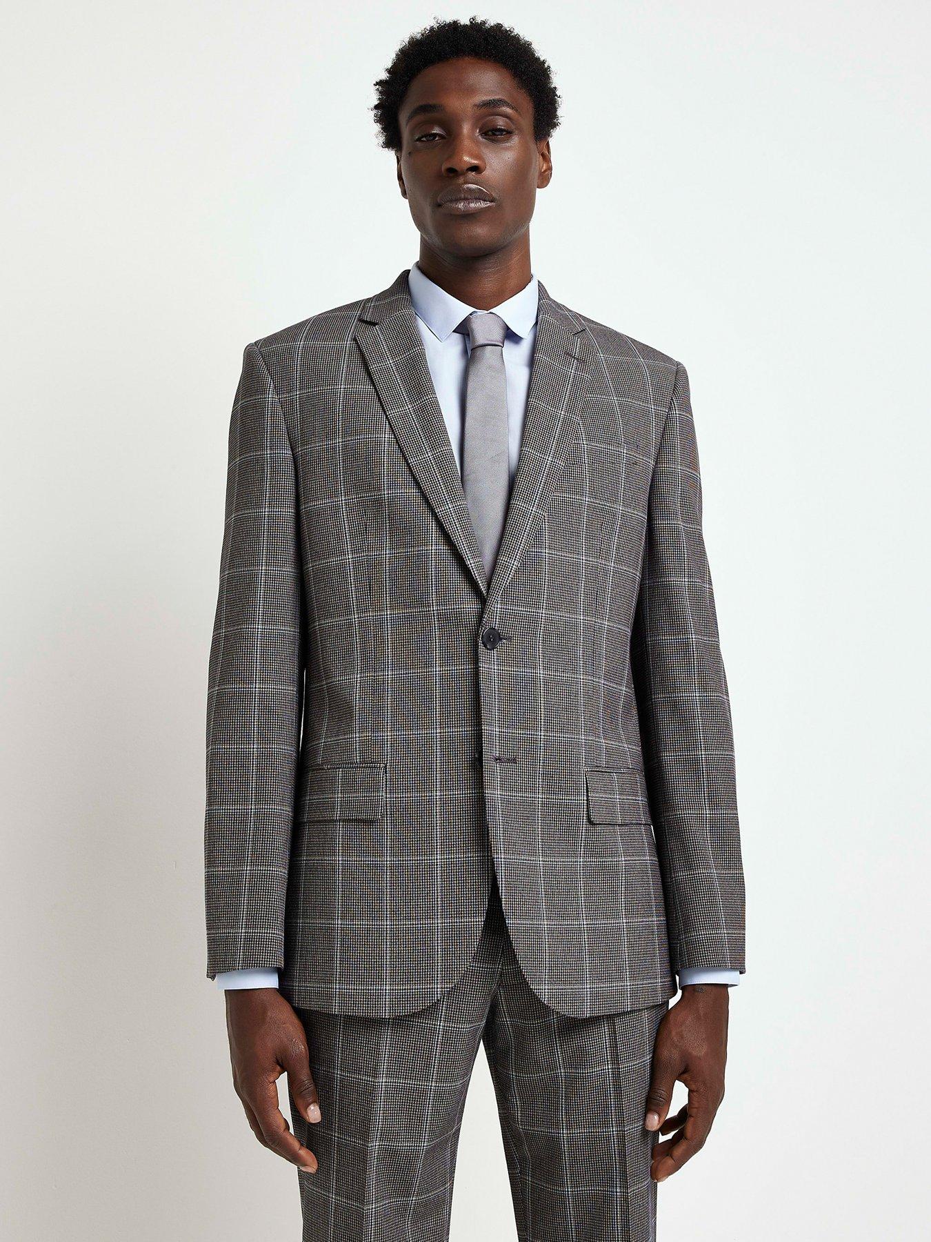 DSquared² Geometric-pattern Wool Jumper in Grey Grey Mens Clothing Coats Parka coats for Men 