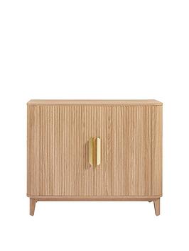 Product photograph of Very Home Carina Small Sideboard - Oak from very.co.uk