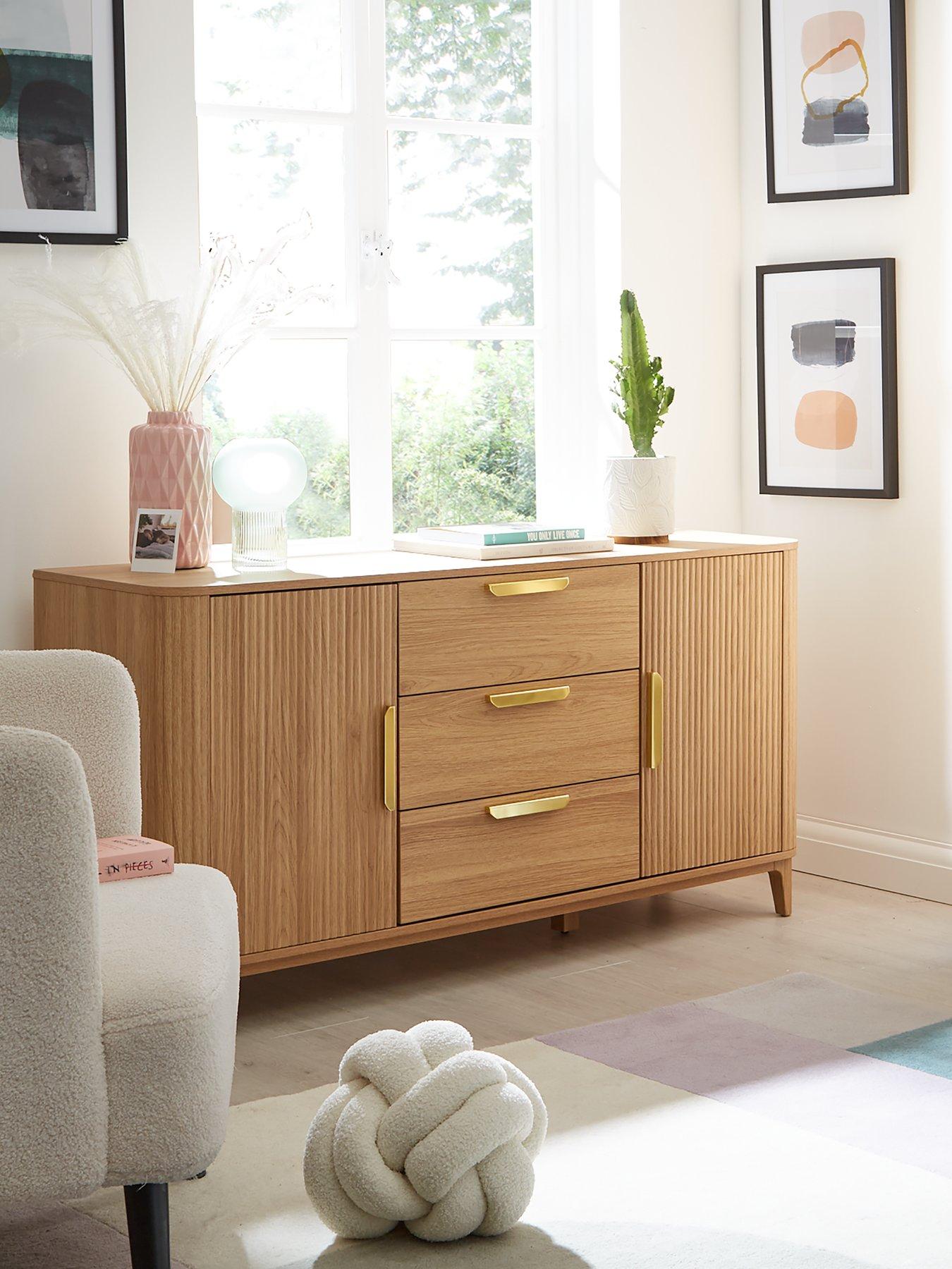 Oak living store room sideboards