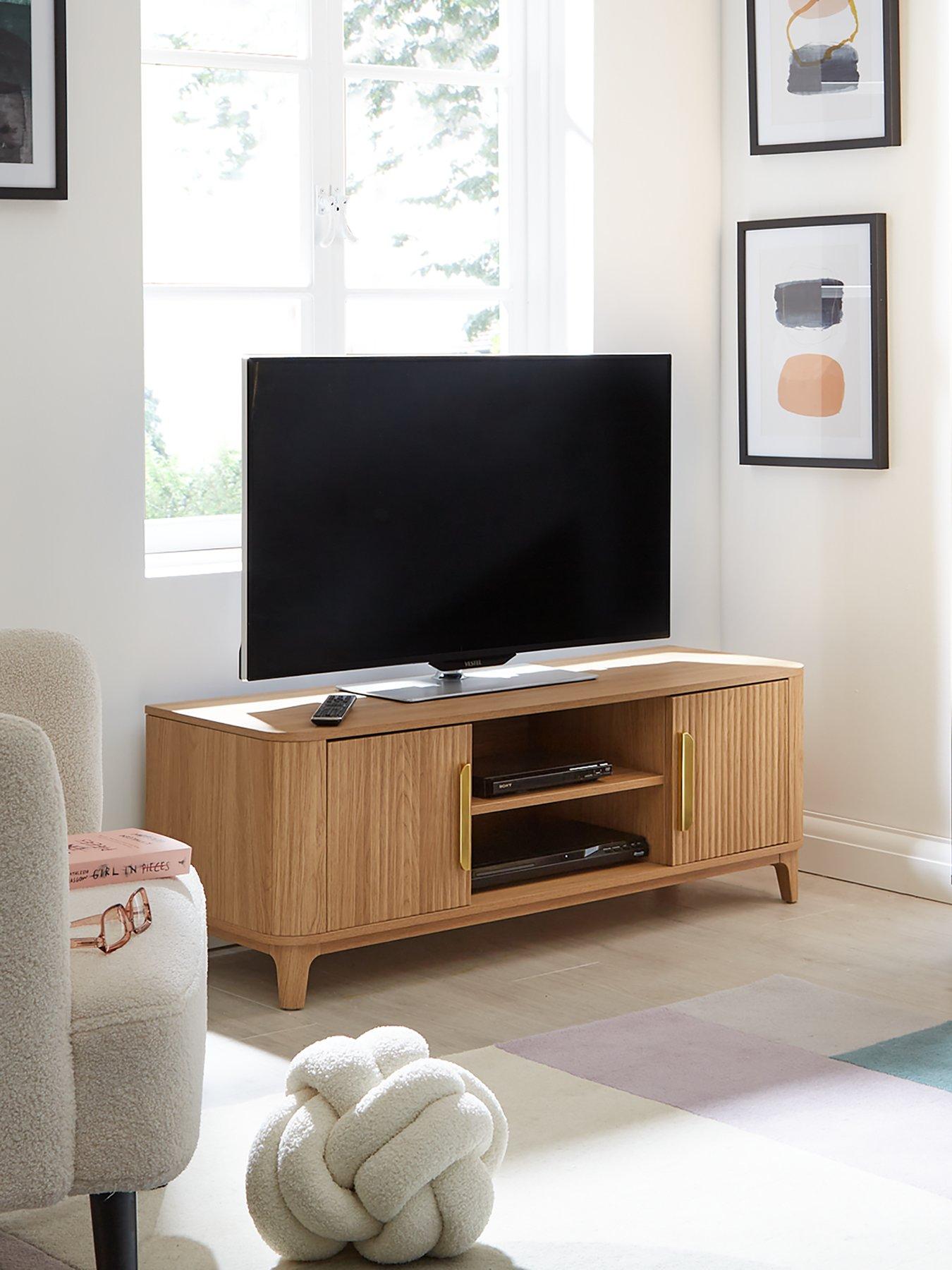 Very Home Carina TV Unit - fits up to 50 inch TV - Oak - FSC® Certified