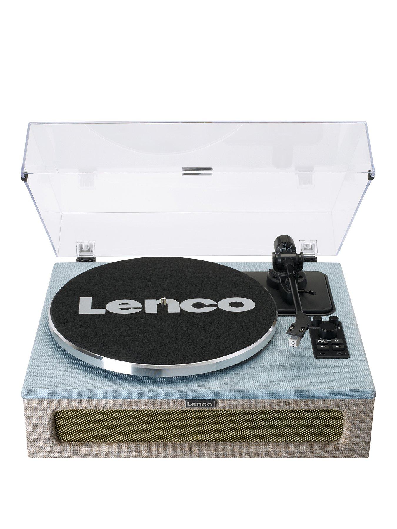 Lenco LS-440BUBG Turntable with 4 Built-in Speakers