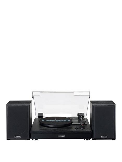 lenco-ls-101-turntable-and-hi-fi-speakers-black