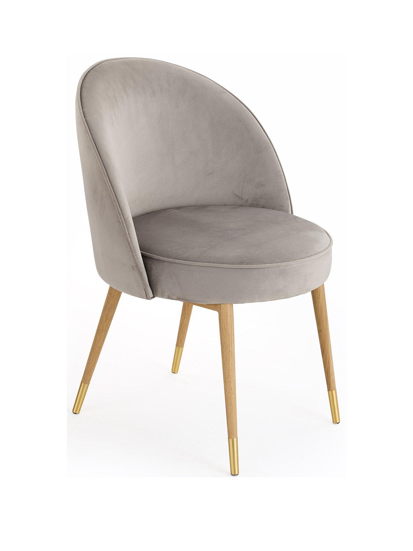 Image 3 of 5 of Very Home Carina 120 cm Round Dining Table +&nbsp;4 Chairs - Oak/Grey - FSC&reg; Certified