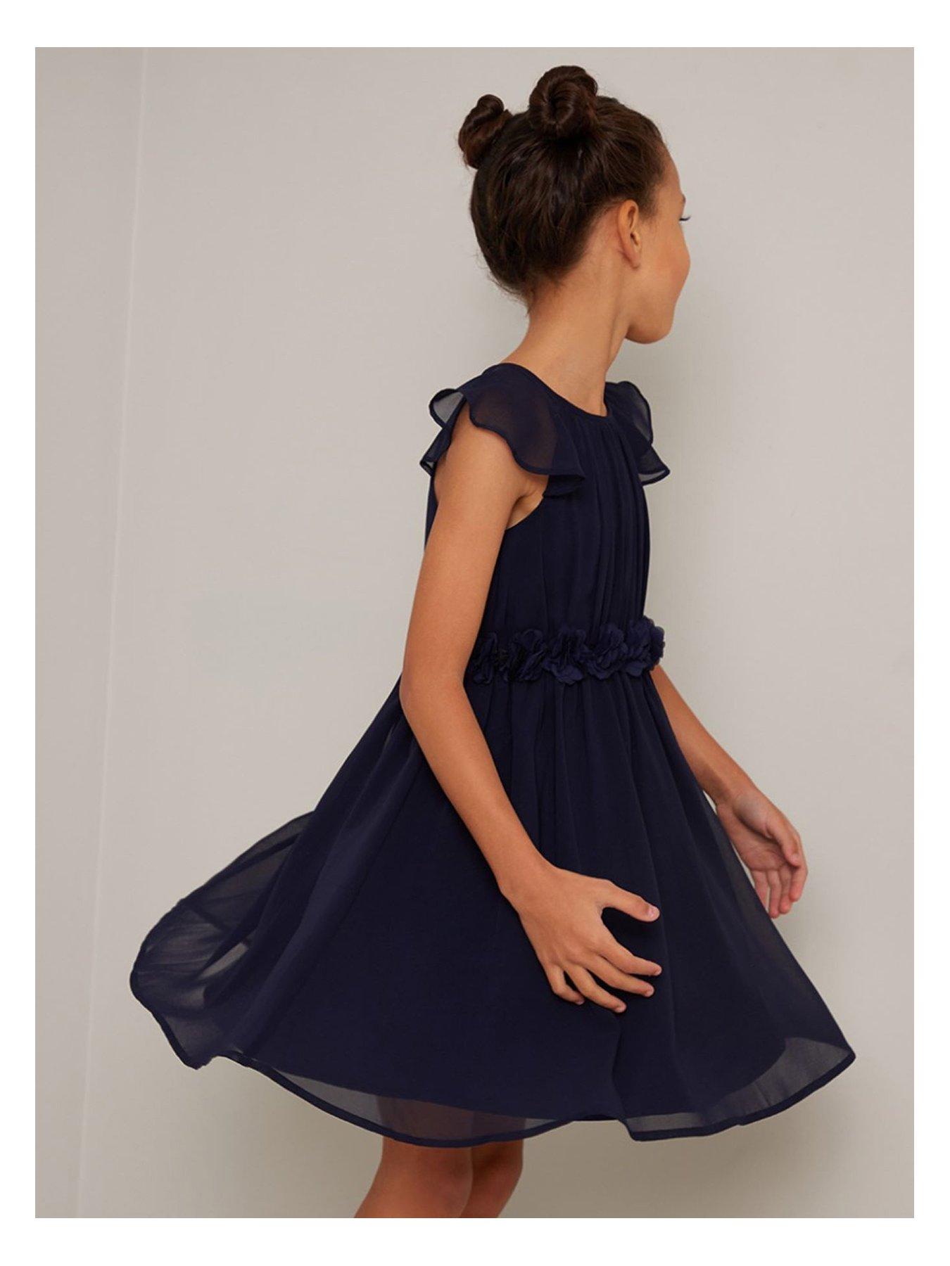 Little girl chiffon clearance dresses