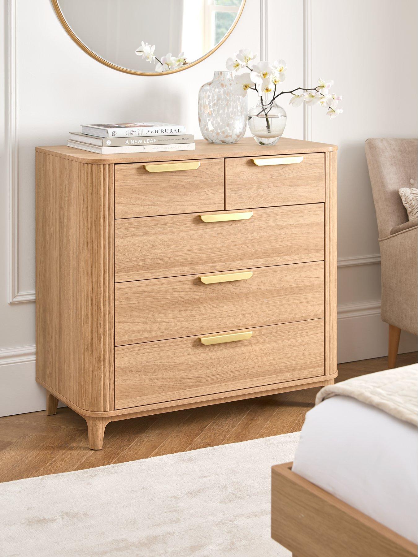 Very Home Carina 2 + 3 Drawer Chest - Oak - FSC® Certified