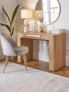 Product photograph of Very Home Carina Dressing Table - Oak from very.co.uk