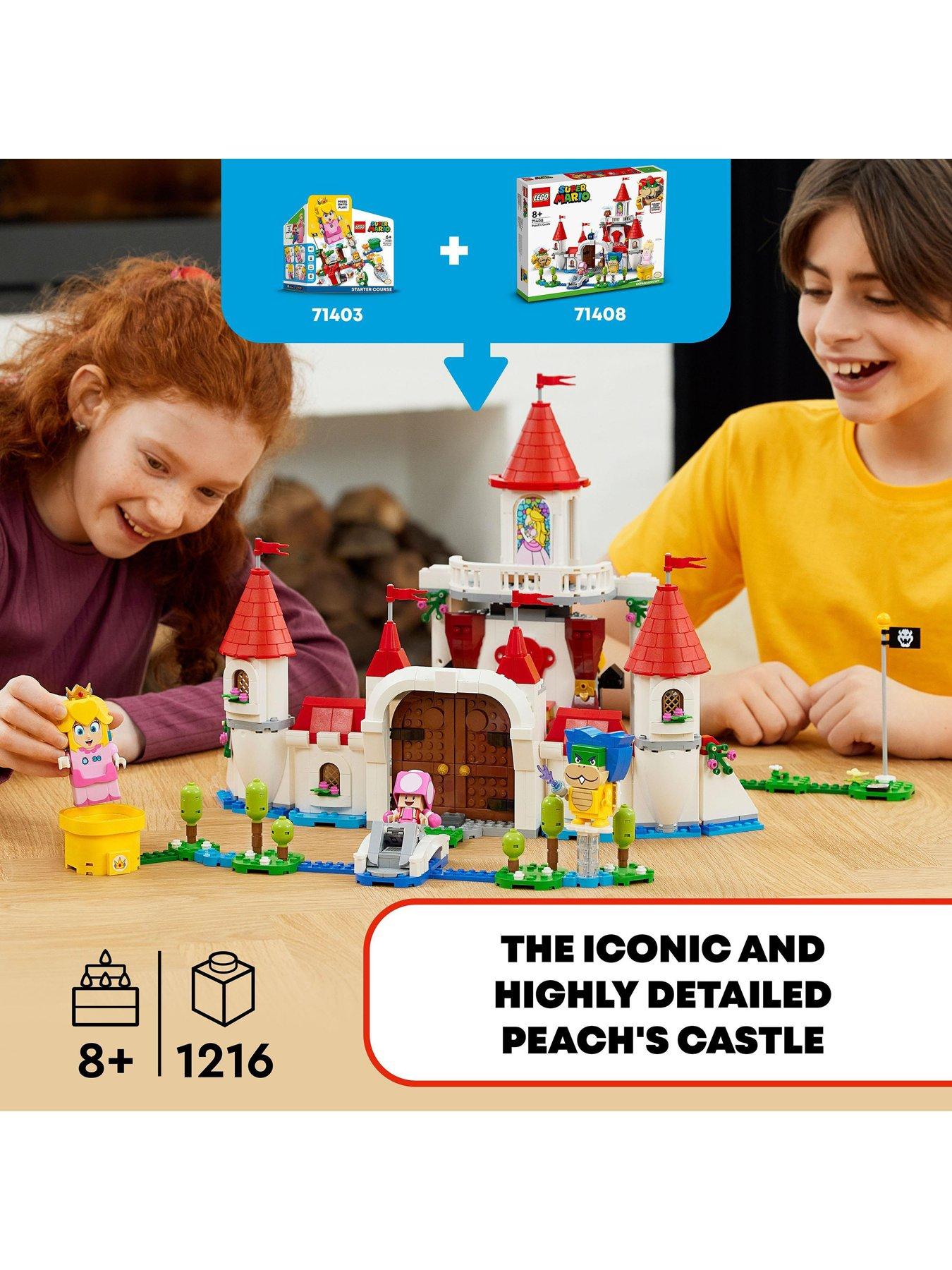 LEGO Super Mario Peach’s Castle Expansion Set 71408 Very.co.uk