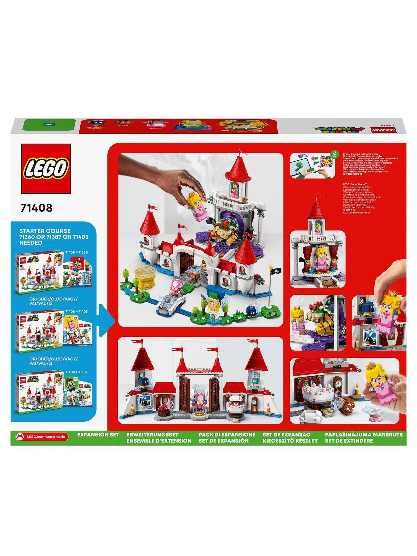 Lego mario best sale castle instructions