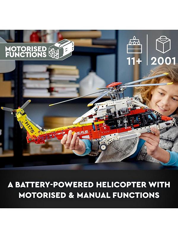 Image 2 of 6 of LEGO Technic Technic Airbus H175 Rescue Helicopter Toy 42145
