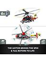 Image thumbnail 3 of 6 of LEGO Technic Technic Airbus H175 Rescue Helicopter Toy 42145