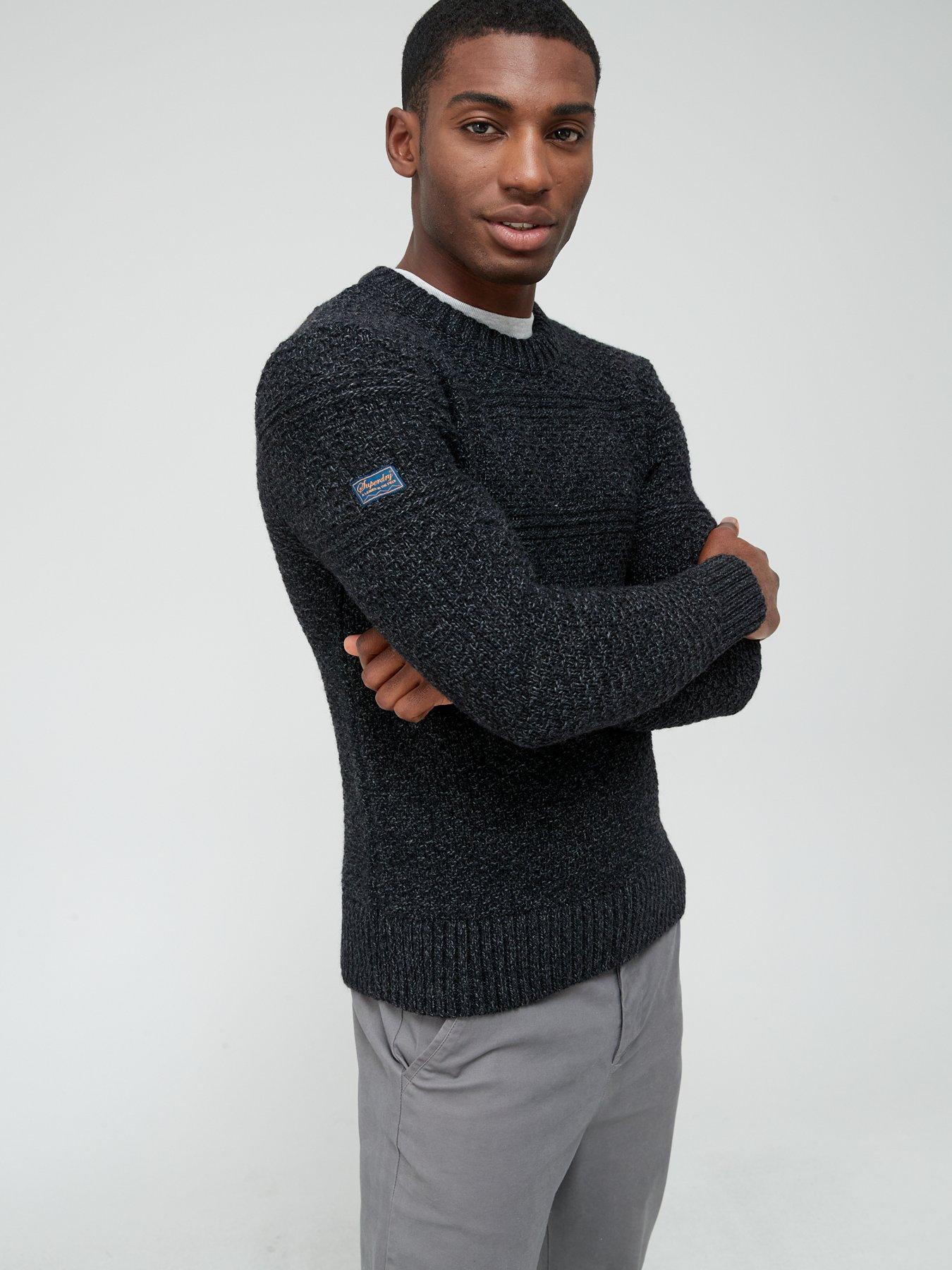 Superdry Seattle Crew Jumper Dark Blue For Men Lyst