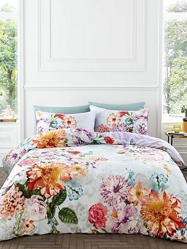 Product photograph of Hyperion Amaranth 100 Cotton Sateen Duvet Cover Set from very.co.uk