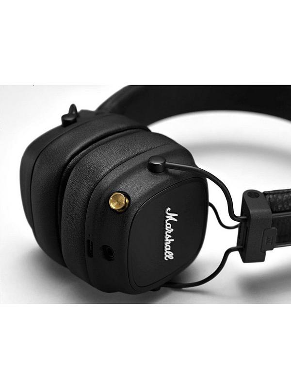 Marshall Major IV Bluetooth Headphones - Black | Very Marshall Major IV Bluetooth Headphones - Black | Very