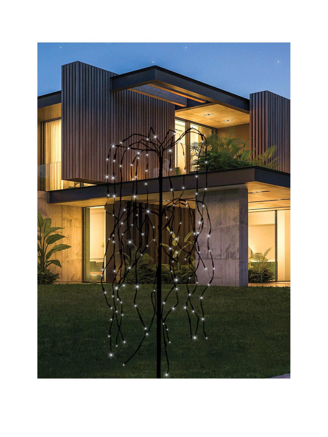 Product photograph of Gardenwize Solar Willow Tree Outdoor from very.co.uk