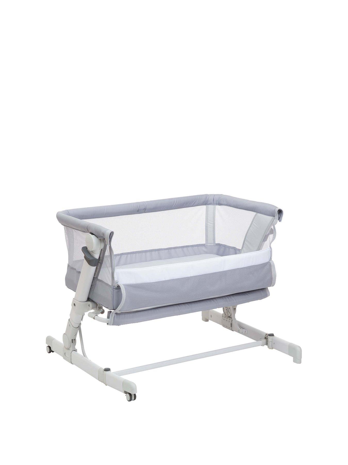 Product photograph of Chicco Next2me Pop Up Crib - Grey Mist from very.co.uk