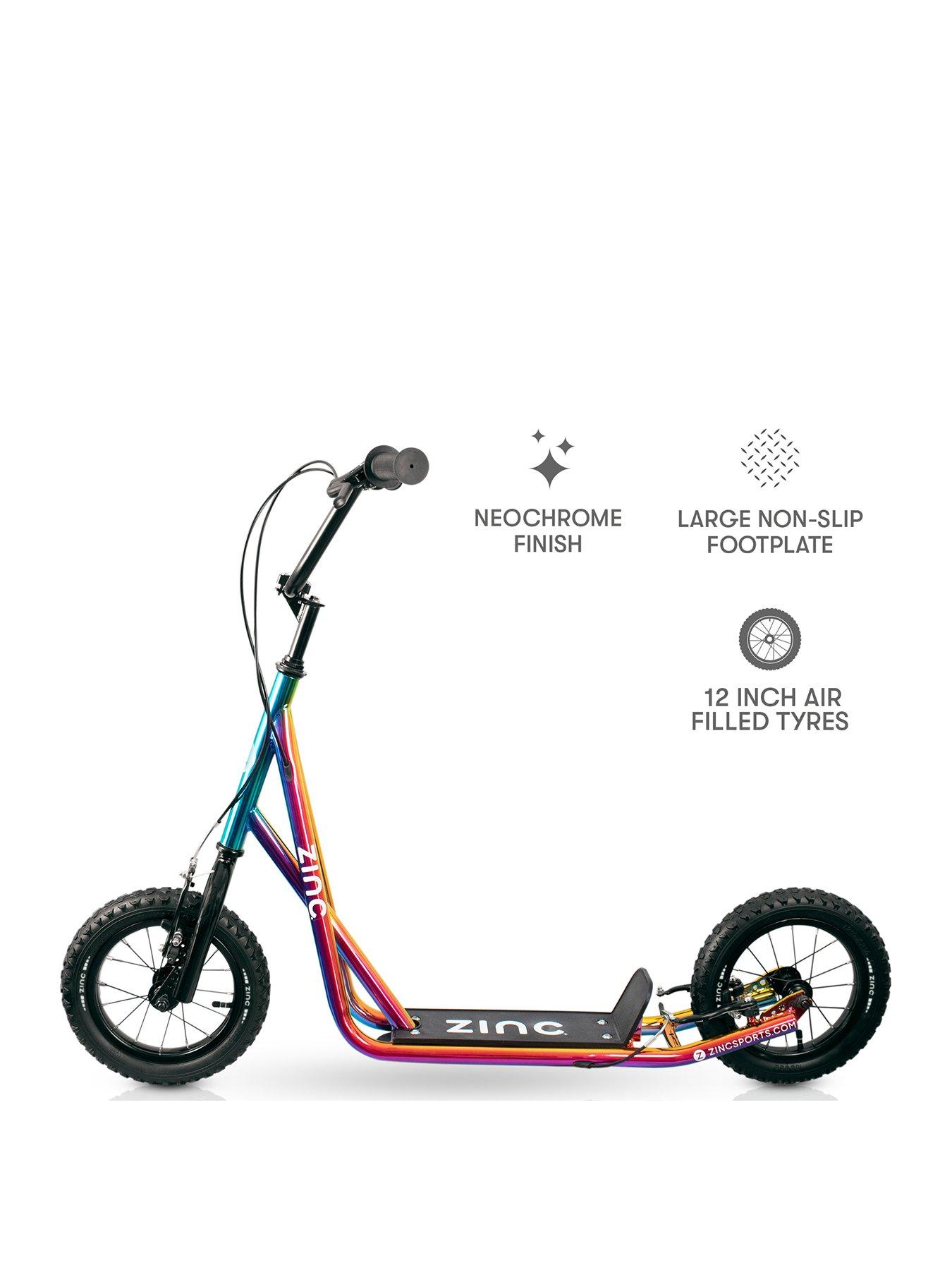Zinc 12 Inch BMX Scooter Neochrome very.co.uk