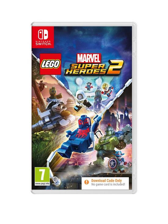 front image of nintendo-switch-lego-marvel-super-heroes-2-code-in-box
