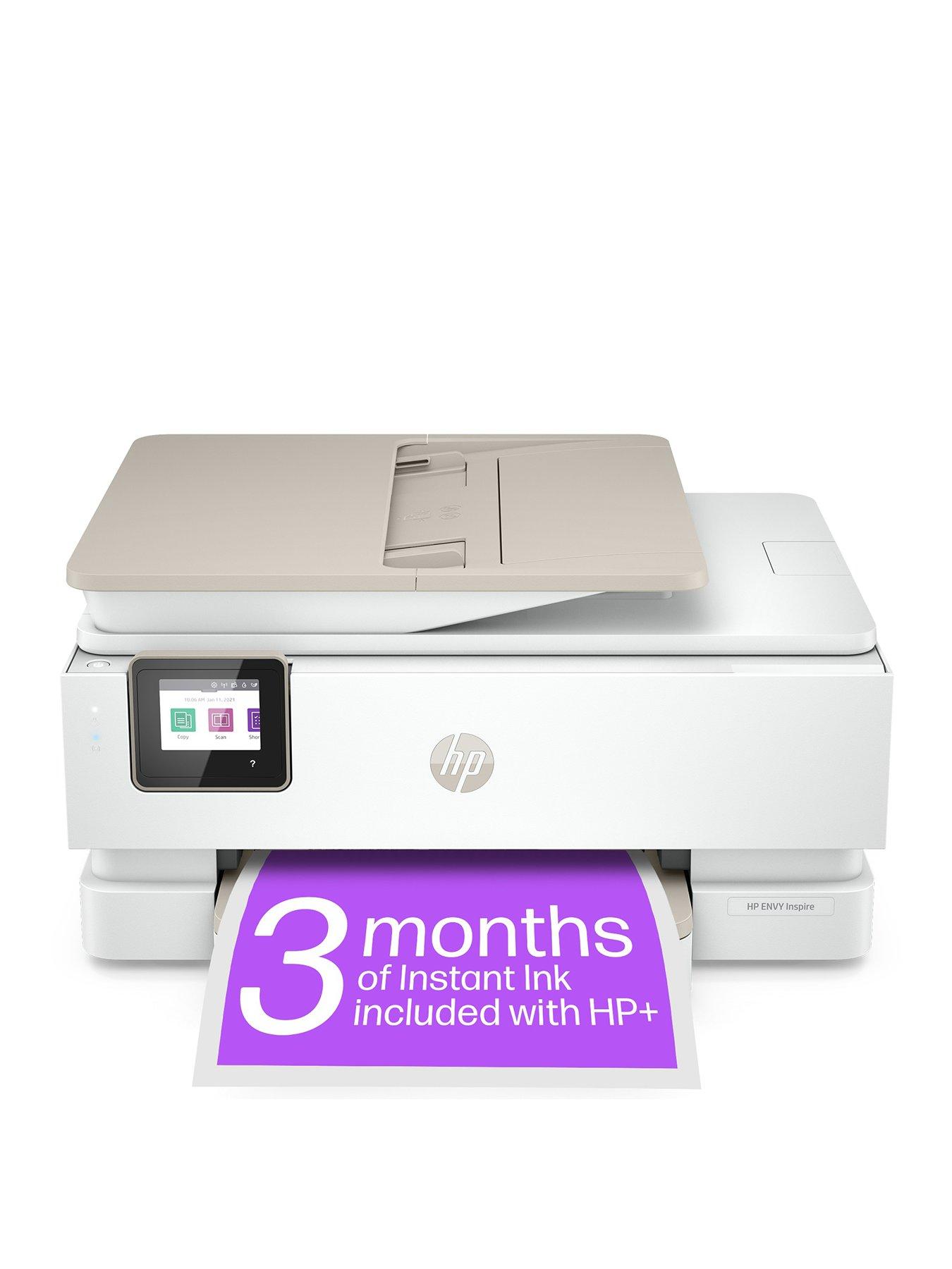 Hp Envy Inspire 7920E All In One Wireless Printer With 3 Months Of Instant Ink Included With Hp+